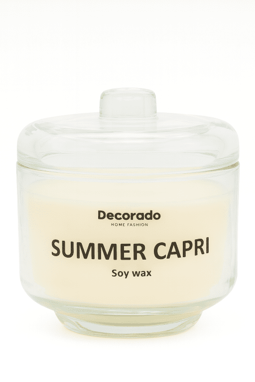 נר סויה לומה SUMMER CAPRI שקוף